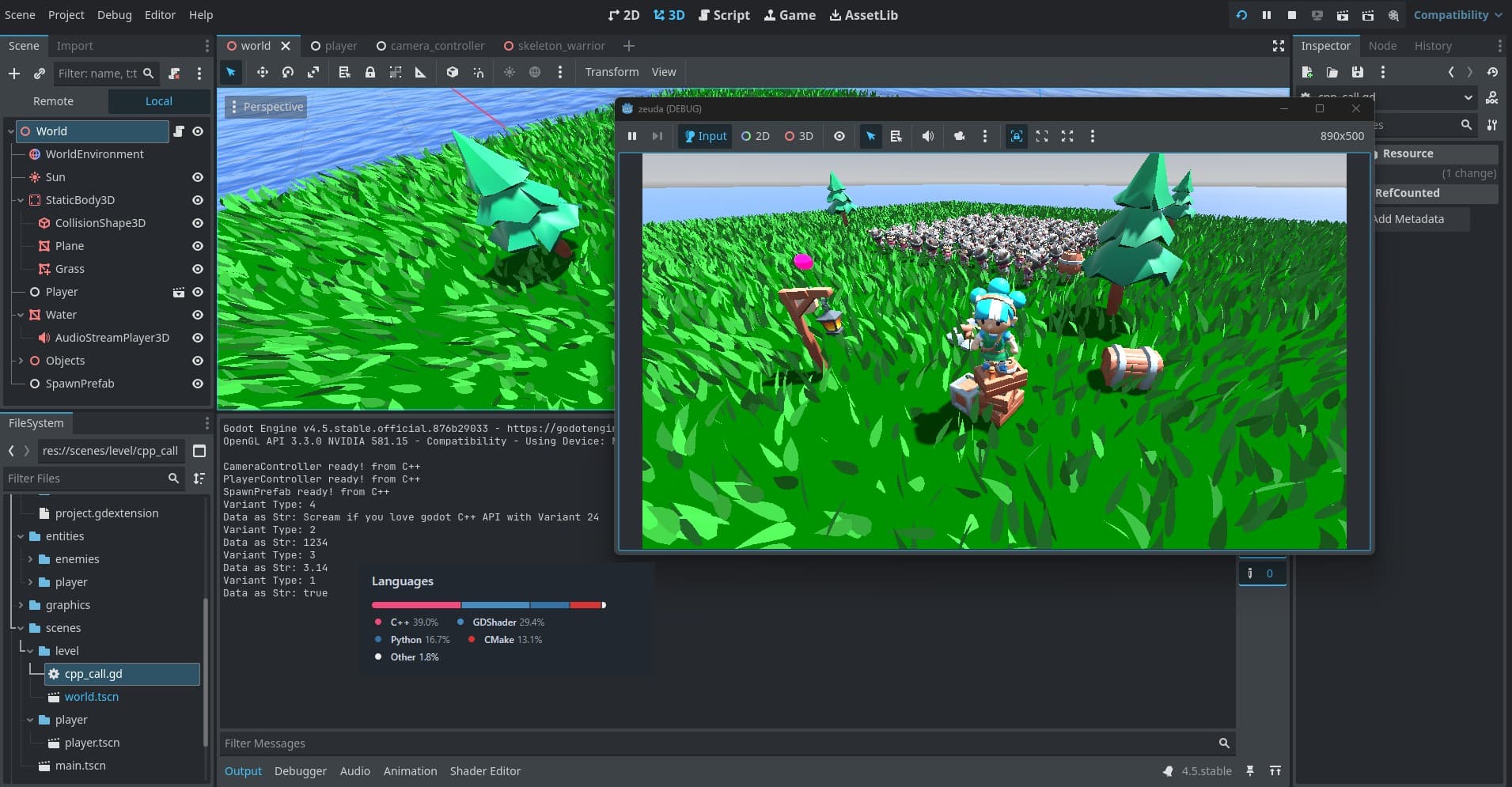 C++ Action Game Prototype